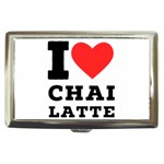 I love chai latte Cigarette Money Case Front