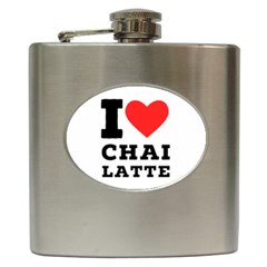 I Love Chai Latte Hip Flask (6 Oz) by ilovewhateva