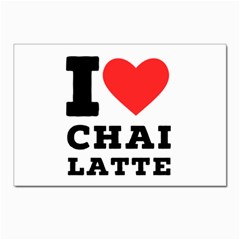 I Love Chai Latte Postcard 4 x 6  (pkg Of 10) by ilovewhateva