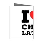 I love chai latte Mini Greeting Card Right