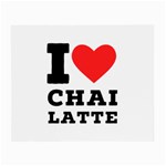 I love chai latte Small Glasses Cloth Front