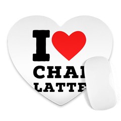 I Love Chai Latte Heart Mousepad by ilovewhateva