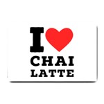 I love chai latte Small Doormat 24 x16  Door Mat