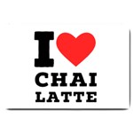 I love chai latte Large Doormat 30 x20  Door Mat