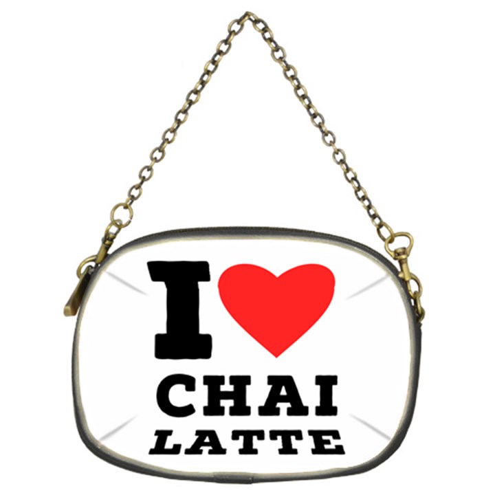 I love chai latte Chain Purse (Two Sides)