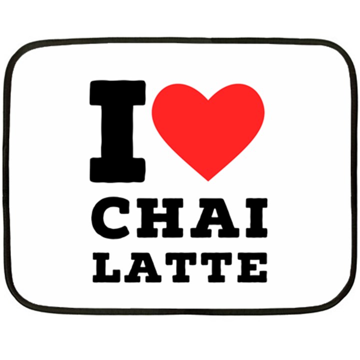 I love chai latte Fleece Blanket (Mini)