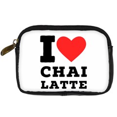 I Love Chai Latte Digital Camera Leather Case by ilovewhateva