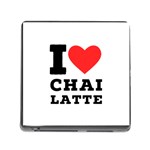 I love chai latte Memory Card Reader (Square 5 Slot) Front