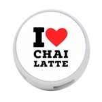 I love chai latte 4-Port USB Hub (Two Sides) Front