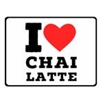 I love chai latte Fleece Blanket (Small) 50 x40  Blanket Front