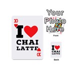 I love chai latte Playing Cards 54 Designs (Mini) Front - Heart10