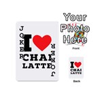 I love chai latte Playing Cards 54 Designs (Mini) Front - Joker1