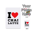 I love chai latte Playing Cards 54 Designs (Mini) Back