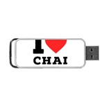 I love chai latte Portable USB Flash (One Side) Front