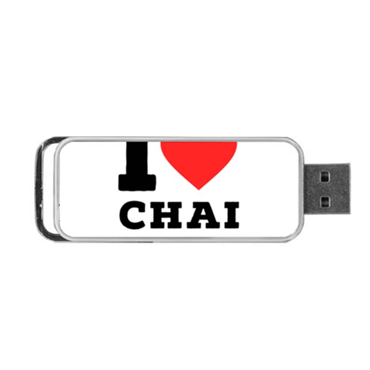 I love chai latte Portable USB Flash (One Side)