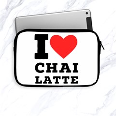 I Love Chai Latte Apple Ipad Mini Zipper Cases by ilovewhateva