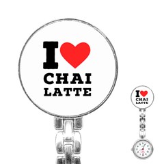 I Love Chai Latte Stainless Steel Nurses Watch by ilovewhateva