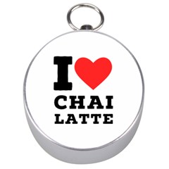 I Love Chai Latte Silver Compasses by ilovewhateva