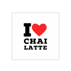 I Love Chai Latte Satin Bandana Scarf 22  X 22  by ilovewhateva