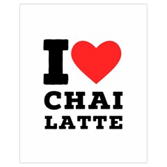 I Love Chai Latte Drawstring Bag (small) by ilovewhateva