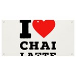 I love chai latte Banner and Sign 4  x 2  Front