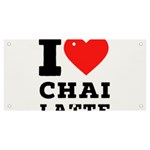 I love chai latte Banner and Sign 6  x 3  Front