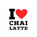 I love chai latte Premium Plush Fleece Blanket (Medium) 60 x50  Blanket Front