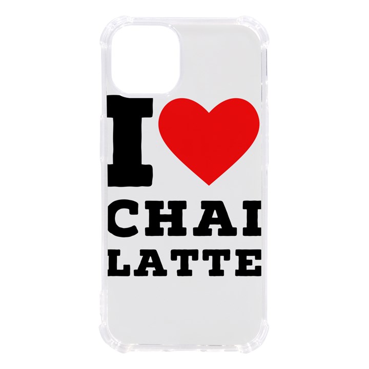 I love chai latte iPhone 13 TPU UV Print Case