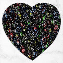 Illustration Universe Star Planet Jigsaw Puzzle (heart) by danenraven