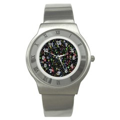 Illustration Universe Star Planet Stainless Steel Watch by danenraven