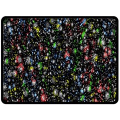 Illustration Universe Star Planet Fleece Blanket (Large)