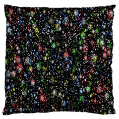 Illustration Universe Star Planet Large Premium Plush Fleece Cushion Case (One Side)