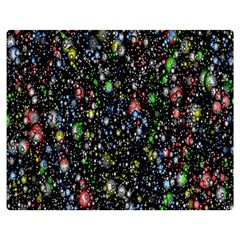 Illustration Universe Star Planet Two Sides Premium Plush Fleece Blanket (Medium)