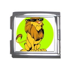 Lion Cartoon Parody Mega Link Italian Charm (18mm) by danenraven