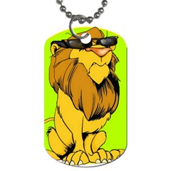 Lion Cartoon Parody Dog Tag (one Side) by danenraven