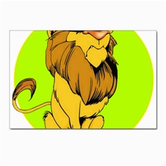 Lion Cartoon Parody Postcards 5  X 7  (pkg Of 10) by danenraven