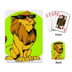 Lion Cartoon Parody Playing Cards Single Design (rectangle)