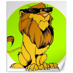 Lion Cartoon Parody Canvas 8  X 10  by danenraven