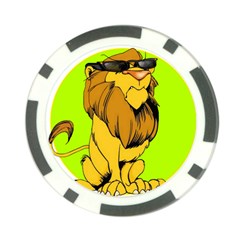 Lion Cartoon Parody Poker Chip Card Guard (10 Pack) by danenraven