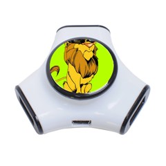 Lion Cartoon Parody 3-port Usb Hub by danenraven