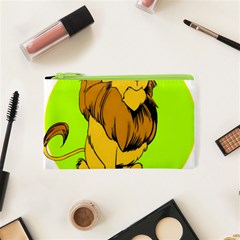 Lion Cartoon Parody Cosmetic Bag (xs) by danenraven