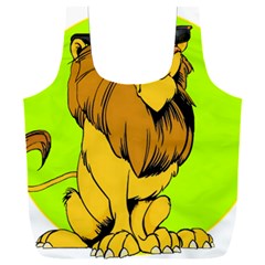 Lion Cartoon Parody Full Print Recycle Bag (xxxl) by danenraven