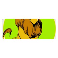 Lion Cartoon Parody Banner And Sign 8  X 3  by danenraven