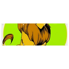 Lion Cartoon Parody Banner And Sign 9  X 3  by danenraven