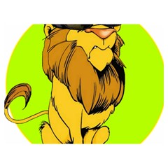 Lion Cartoon Parody Premium Plush Fleece Blanket (extra Small)