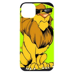 Lion Cartoon Parody Iphone 14 Plus Black Uv Print Case by danenraven