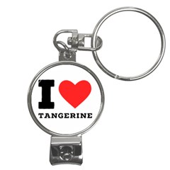 I Love Tangerine Nail Clippers Key Chain by ilovewhateva