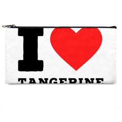 I Love Tangerine Pencil Case by ilovewhateva