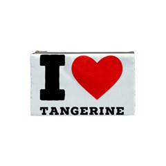 I Love Tangerine Cosmetic Bag (small) by ilovewhateva