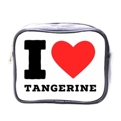 I Love Tangerine Mini Toiletries Bag (one Side) by ilovewhateva